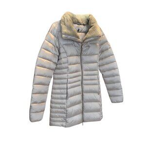 Save The Duck Gray Silver Puffy Coat Hood S